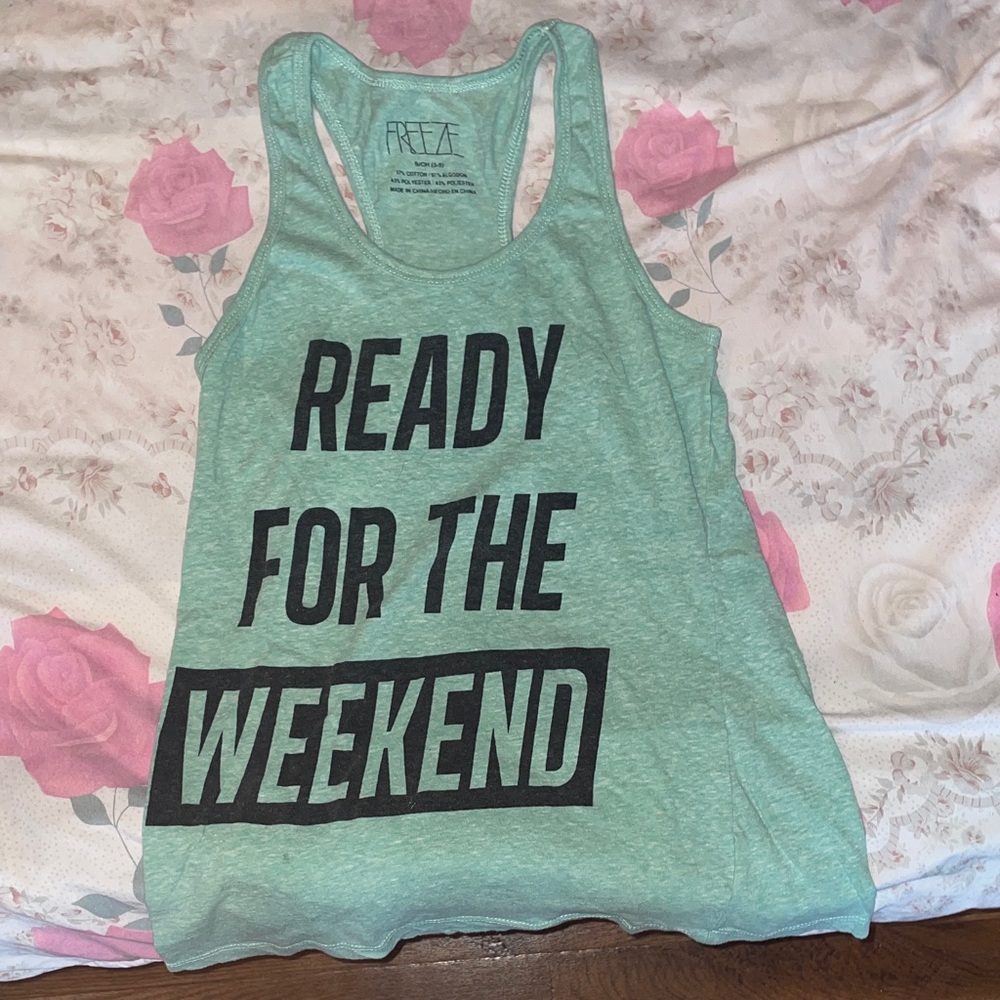 Freeze Mint Green Tank Top